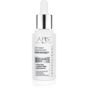 Apis Natural Cosmetics Platinum Gloss rejuvenating concentrated treatment with firming effect 30 ml