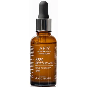 Apis Natural Cosmetics TerApis 35% Glycolic Acid smoothing exfoliating serum for skin regeneration and renewal 30 ml