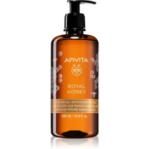 ApivitaRoyal Honey Creamy Shower Gel With Essential Oils - Ecopack 500ml/16.9oz