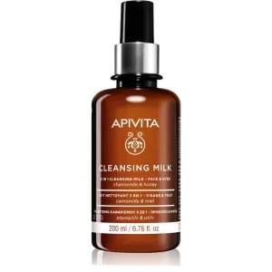 Apivita Cleansing Chamomile & Honey 3-in-1 cleansing lotion for face and eyes 200 ml