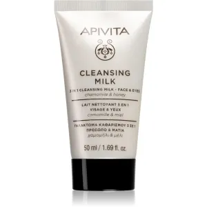 Apivita Cleansing Chamomile & Honey 3-in-1 cleansing lotion for face and eyes 50 ml
