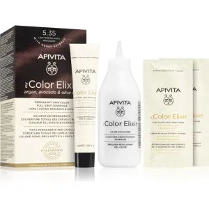 Apivita My Color Elixir hair colour ammonia-free shade 5.35 Light Brown Gold Mahogany #276316