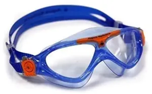 Aqua Sphere Swimming Goggles Vista Junior Clear Lens Blue/Orange Junior #1293642