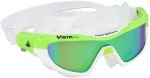 Aqua Sphere Swimming Goggles Vista Pro Mirrored Lens Lime/White UNI