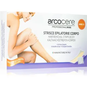 Arcocere Professional Wax wax strips for hair removal for the body for women 6 pc
