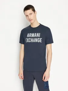 Armani Exchange T-shirt Blue #205536