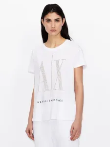 White T-shirts Armani Exchange
