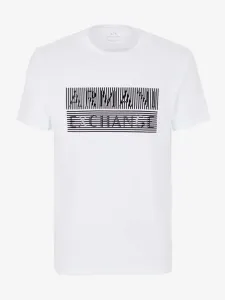 White T-shirts Armani Exchange