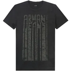 Armani Jeans Men's Graphic Print T-shirt Charcoal M #1576535