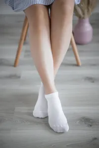 Barefoot Socks - Low-Cut - White 35-38