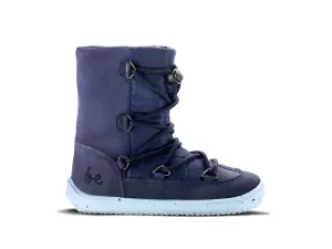 Winter Kids Barefoot Be Lenka Snowfox Kids 2.0 - Dark & Light Blue 25