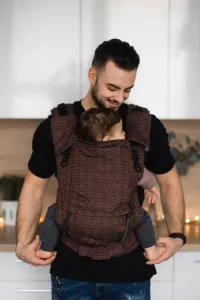 Baby Carrier - Be Lenka 4ever Neo - Celtic - Bronze Brown classic without the possibility of crossing