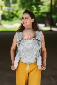 Baby Carrier - Be Lenka 4ever Neo - Folk - Grey classic without the possibility of crossing