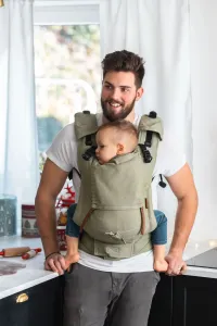 Baby Carrier - Be Lenka 4ever Neo - Unicolour - Green classic without the possibility of crossing