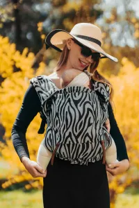 Baby Carrier - Be Lenka 4ever Neo - Zebra - Black & White classic without the possibility of crossing