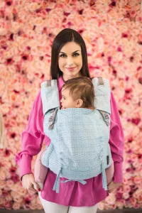 Baby carrier - Be Lenka 4ever - Celtic - Cyan Blue classic without the possibility of crossing