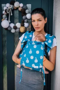 Baby carrier - Be Lenka Mini - Fruits - Blue classic without the possibility of crossing