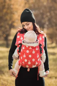 Baby carrier - Be Lenka Mini - Fruits - Red classic without the possibility of crossing