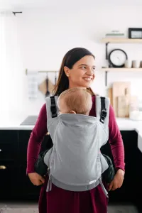 Baby Carrier - Be Lenka Toddler Unicolor - Grey classic without the possibility of crossing