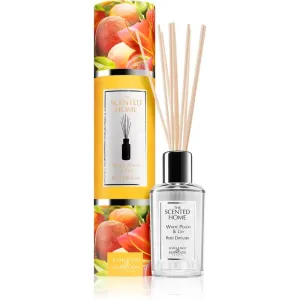 Ashleigh & Burwood London The Scented Home Peach & Lilly aroma diffuser with filling 150 ml