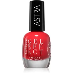Astra Make-up Lasting Gel Effect long-lasting nail polish shade 33 Ibiscus 12 ml