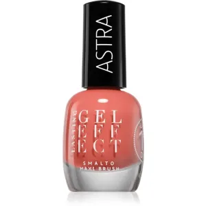 Astra Make-up Lasting Gel Effect long-lasting nail polish shade 34 Peach 12 ml
