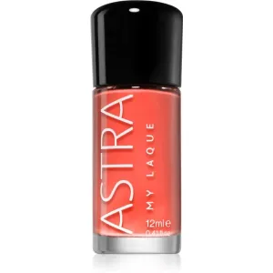 Astra Make-up My Laque 5 Free long-lasting nail polish shade 19 Geranium Flower 12 ml