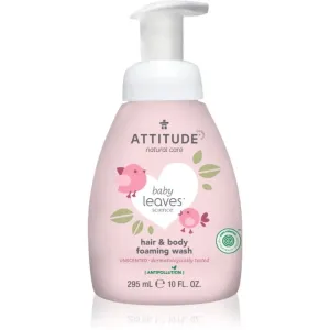 Attitude Baby Leaves Unscented washing foam 2-in-1 for children 295 ml