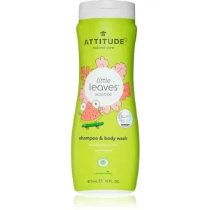 Attitude Little Leaves Watermelon & Coco baby wash gel and shampoo 473 ml