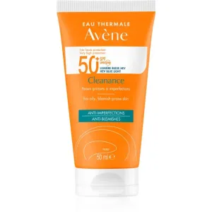 Avène Cleanance Solaire sun protection for acne-prone skin SPF 50+ 50 ml