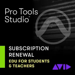 AVID Pro Tools Studio Annual Paid Annual Subscription - EDU (Renewal) (Digital product)