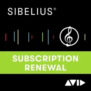 AVID Sibelius 1Y Subscription - Renewal (Digital product)