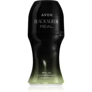 Avon Black Suede Real roll-on deodorant for men 50 ml