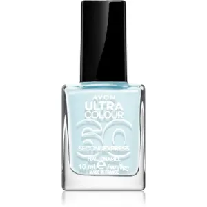 Avon Ultra Colour 60 Second Express quick-drying nail polish shade Blue My Mind 10 ml