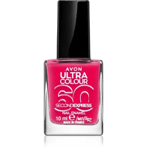 Avon Ultra Colour 60 Second Express quick-drying nail polish shade Fun N Fuchsia 10 ml