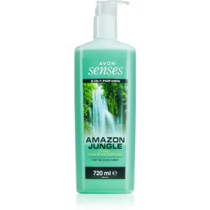Avon Senses Amazon Jungle Body and Hair Shower Gel for Men 720 ml