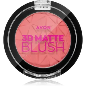 Avon 3D Matte blusher with matt effect shade Peach 3,6 g