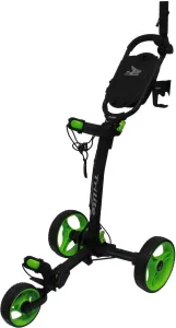 Axglo TriLite Black/Green Manual Golf Trolley