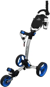 Axglo TriLite Grey/Blue Manual Golf Trolley #12879