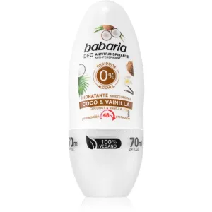 Babaria Coconut & Vanilla Antiperspirant Roll-On With 48 Hours Efficacy 70 ml