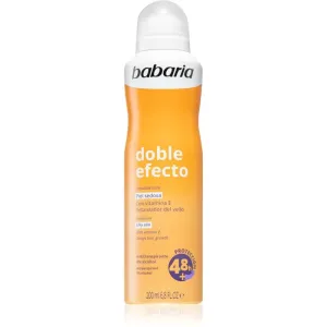 Babaria Deodorant Double Effect antiperspirant spray anti-hair regrowth 200 ml