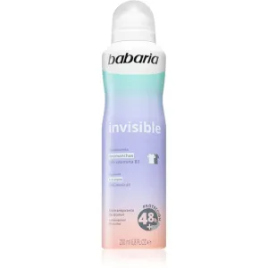 Babaria Deodorant Invisible antiperspirant spray to treat white and yellow stains 200 ml