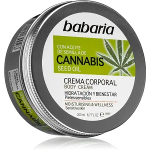 Babaria Cannabis moisturising cream for sensitive skin 200 ml #252110