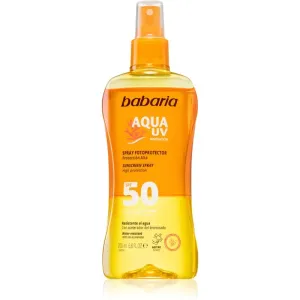 Babaria Sun Aqua UV sunscreen spray SPF 50 200 ml