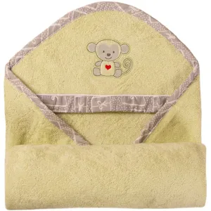 Babymatex Bamboo towel with hood Yellow 100x100 cm