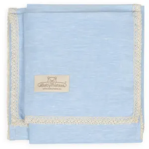 Babymatex Linen blanket for children Blue 75x100 cm
