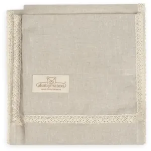 Babymatex Linen blanket for children Brown 75x100 cm