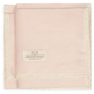 Babymatex Linen blanket for children Pink 75x100 cm