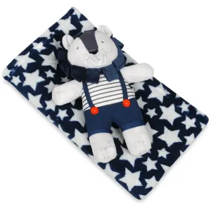 Babymatex Lion Blue snuggle blanket 75x100 cm #243948