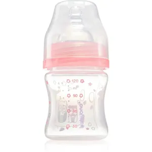 BabyOno Baby Bottle baby bottle anti-colic 0m+ Pink 120 ml
